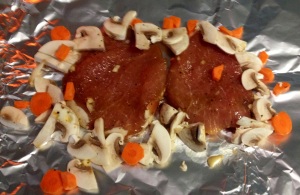 Before- Prepped Pork tenderloin
