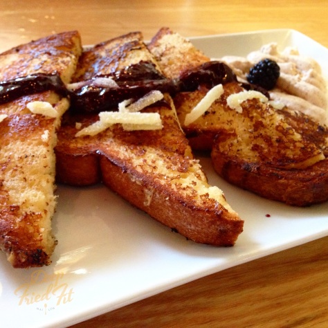 Creme Brûlée French Toast from Origin Kitchen and Bar
